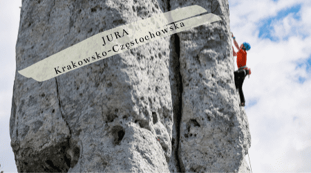 Kurs wspinaczki w skałach po drogach ubezpieczonych na Jurze Krakowsko – Częstochowskiej.